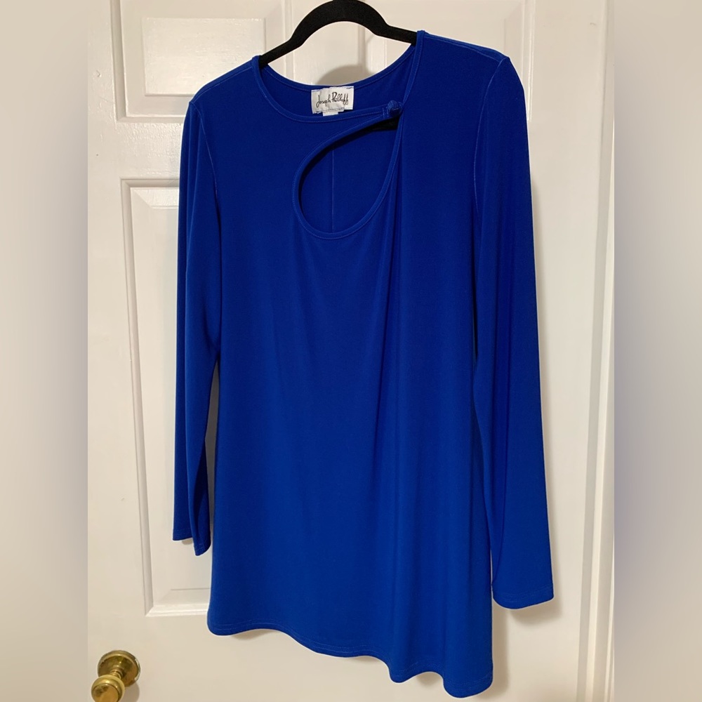Joseph Ribkoff size 14 royal blue tunic
